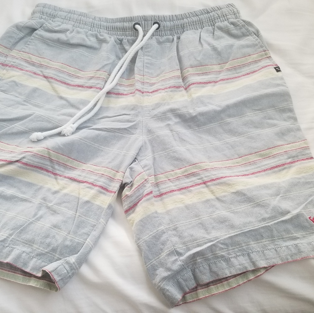 Men's Casual drawstring cotton shorts small